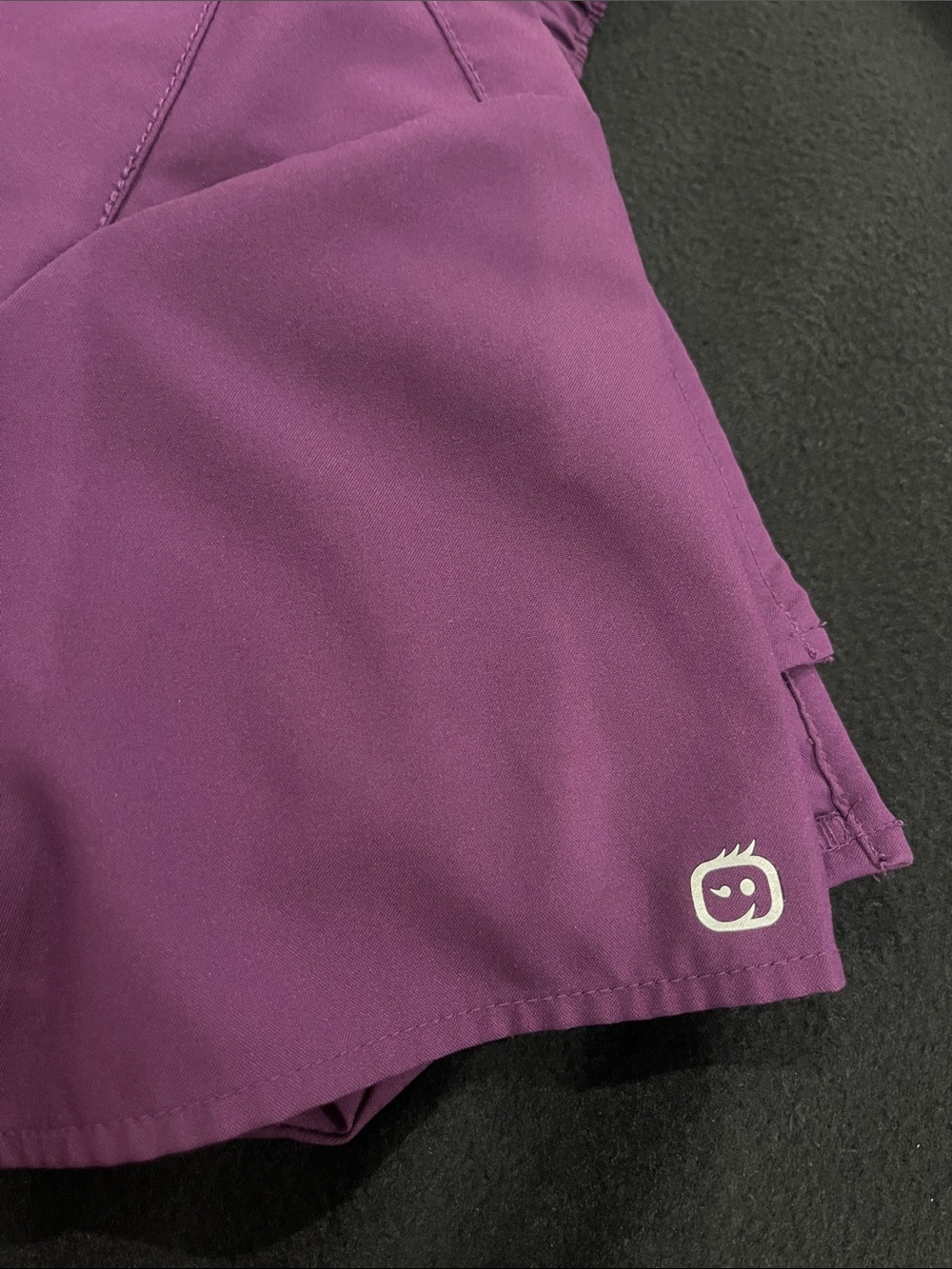 Wink Women's Purple Scrub Top & Straight Leg Pants Set - Picture 5 of 6